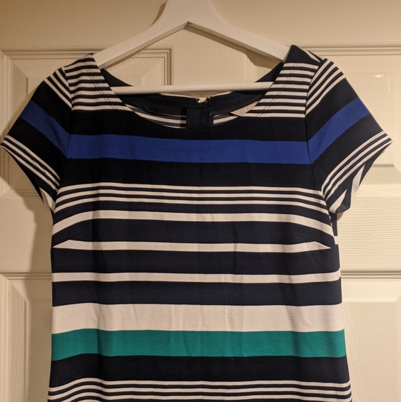 Banana Republic Striped Short Sleeve Dress - Picture 2 of 7